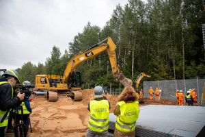 Būvdarbi uz austrumu robežas 03.10.2022