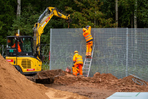 Būvdarbi uz austrumu robežas 03.10.2022